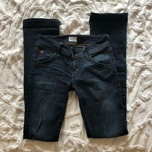Hudson dark blue baby boot jeans, soft & stretchy